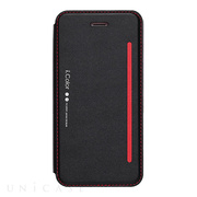 【iPhoneSE(第3/2世代)/8/7 ケース】iColor (Black x Red)