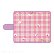 【iPhoneSE(第2世代)/8/7 ケース】Pink plaid flower