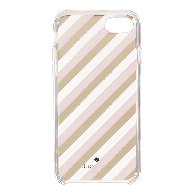 【iPhoneSE(第2世代)/8/7 ケース】1PC Comold (Diagonal Stripe Blush/Gold Foil/Clear)サブ画像