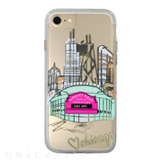 【iPhoneSE(第3/2世代)/8/7/6s/6 ケース】Hybrid Tough Naked Case Designers CITY Prints (CHICAGO/PLAY BALL)