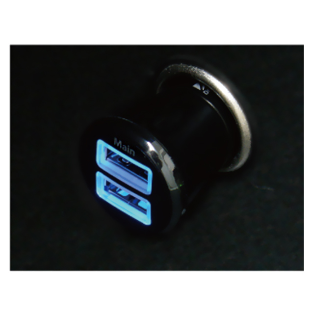 USB カーチャージャー 2.4A 2ポートサブ画像