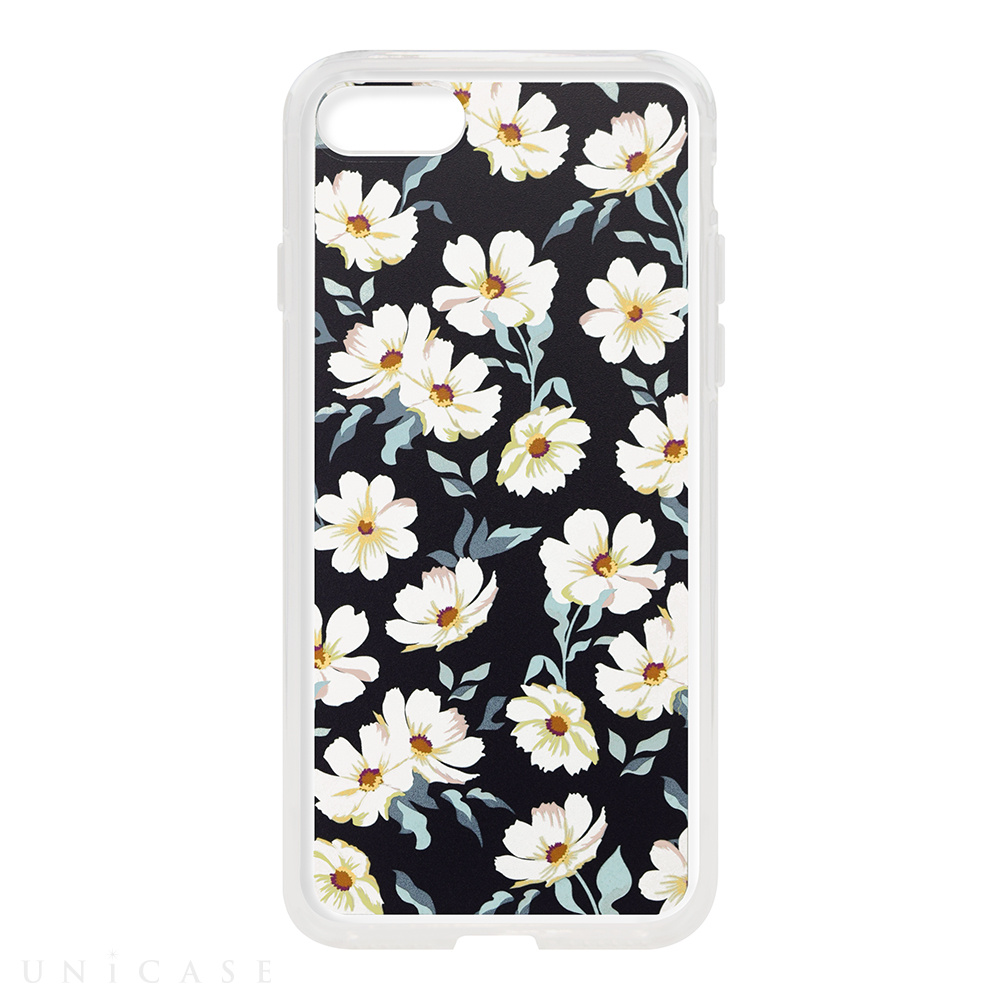 【iPhoneSE(第3/2世代)/8/7 ケース】Flower Series for iPhone7(Navy)