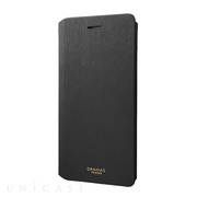 【iPhone8 Plus/7 Plus ケース】Flap Leather Case ”Colo” (Black)
