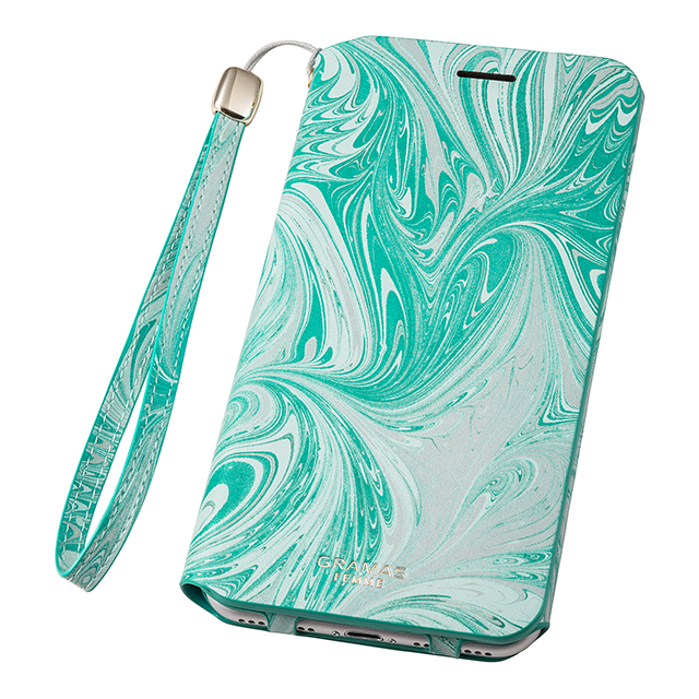 【iPhone8 Plus/7 Plus ケース】Flap Leather Case ”Mab” (Blue)サブ画像