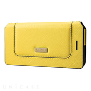 【iPhone8/7 ケース】Bag Type Leather Case ”Sac” (Yellow)