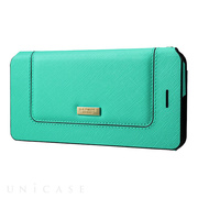 【iPhone8 Plus/7 Plus ケース】Bag Type Leather Case ”Sac” (Turquoise)