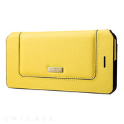 【iPhone8 Plus/7 Plus ケース】Bag Type Leather Case ”Sac” (Yellow)