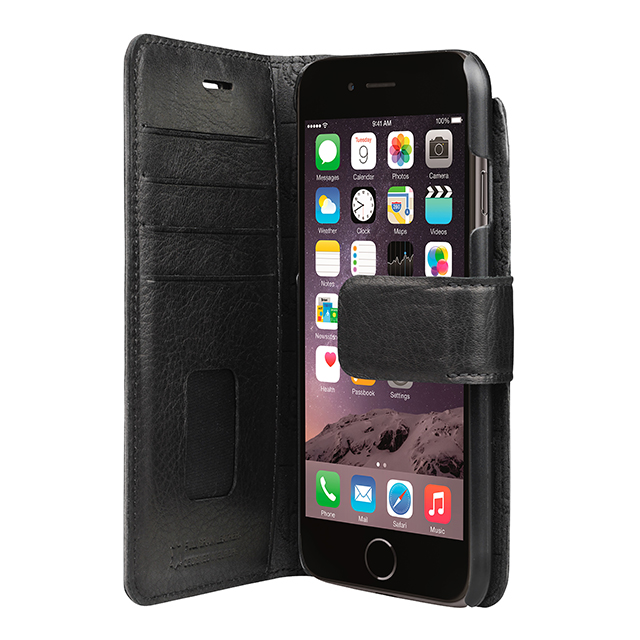 【iPhone8 Plus/7 Plus ケース】Booklet case Zurigo (Black)サブ画像