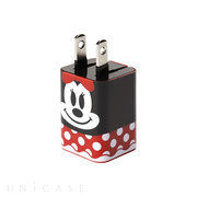 USB電源アダプタ 1A (ミニーマウス)