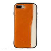 【iPhone8 Plus/7 Plus ケース】プロテクターポケットケース ”FLAMINGO” (Orange)