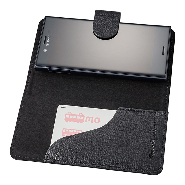 【マルチ スマホケース】”EveryCa” Multi PU Leather Case for Smartphone M (Black)サブ画像