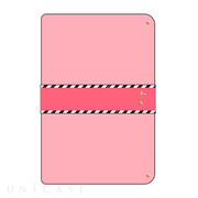 【iPad(9.7inch)(第5世代/第6世代) ケース】「Lucy.」ツートン手帳型ケース (ピンク)