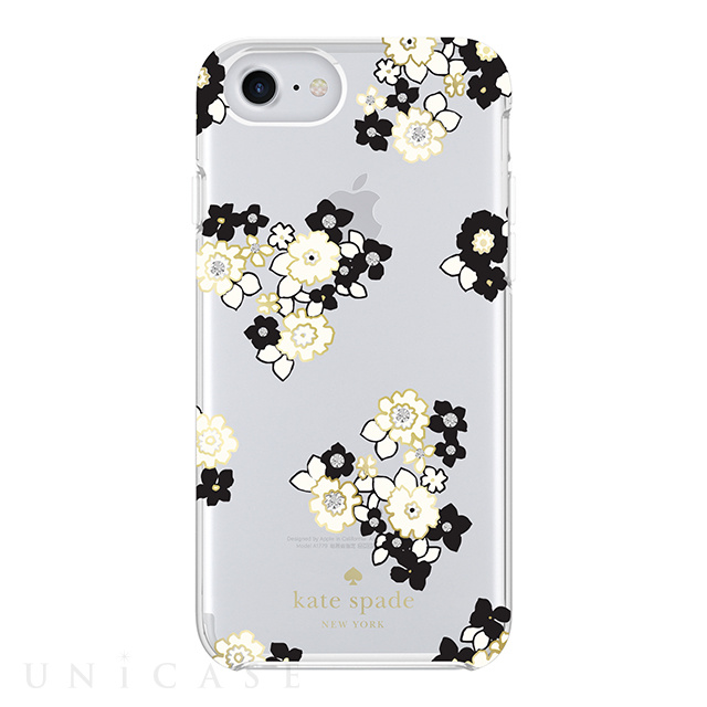 【iPhoneSE(第2世代)/8/7/6s/6 ケース】1PC Comold (Floral Burst Clear/Cream/Black/Gold Foil/Gems)