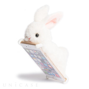 【iPhone8 Plus/7 Plus/6s Plus/6 Plus ケース】ZOOPY (ウサギ(白))