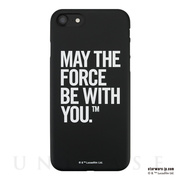 【iPhoneSE(第2世代)/8/7 ケース】STAR WARS / MATTE BLACK HARD CASE for iPhone7(Typography)