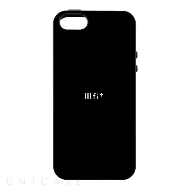 【iPhoneSE(第1世代)/5s/5 ケース】IIII fit (ブラック)