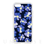 【iPhoneSE(第3/2世代)/8/7 ケース】HYBRID CASE for iPhoneSE(第2世代)/8/7 (Navy Blossom)