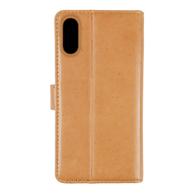 【iPhoneXS/X ケース】Genuine Leather Classic stand Folio Hard Shell (Tan)サブ画像