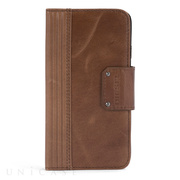 【iPhone8/7 ケース】FOLIO CASE (Brown Lined Leather)