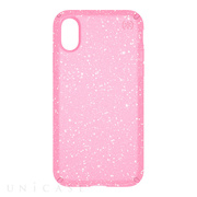 【iPhoneXS/X ケース】Presidio Clear ＋ Glitter (Bella Pink With Gold)
