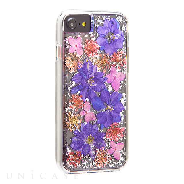 【iPhoneSE(第3/2世代)/8/7/6s/6 ケース】Karat Petals Case (Purple)