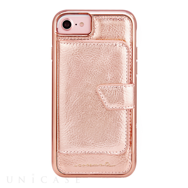 【iPhoneSE(第3/2世代)/8/7/6s/6 ケース】Compact Mirror Case (Rose Gold)