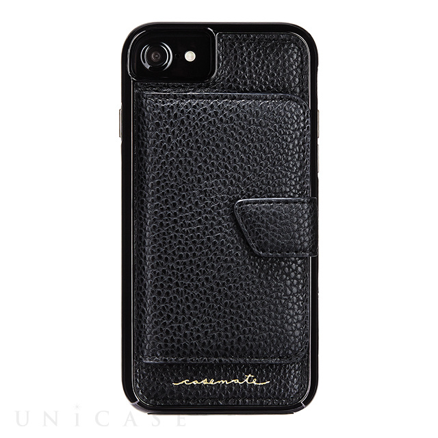 【iPhoneSE(第3/2世代)/8/7/6s/6 ケース】Compact Mirror Case (Black)