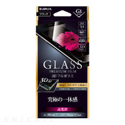 【iPhone8/7 フィルム】ガラスフィルム 「GLASS PREMIUM FILM」 3Dフルガラス (ブラック/高光沢/[G1] 0.33mm)