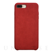 【iPhone8 Plus/7 Plus ケース】Ultrasuede Air jacket (Red)