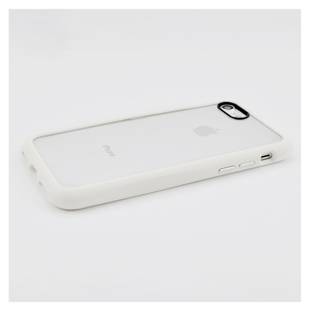 【iPhoneSE(第3/2世代)/8/7 ケース】HYBRID SLIM CASE for iPhoneSE(第2世代)/8/7(White)サブ画像