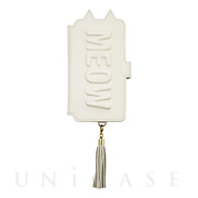 【マルチ スマホケース】Tassel Tail Cat MULTI Case (WHITE)