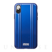 【iPhoneX ケース】ZERO HALLIBURTON Hybrid Shockproof case for iPhone X(BLUE)