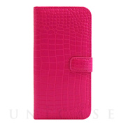 【アウトレット】【iPhone6s/6 ケース】COWSKIN Diary Pink×ALLIGATOR for iPhone6s/6