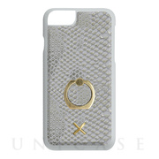 【iPhoneSE(第3/2世代)/8/7 ケース】Ring Case (White Gold Crocodile)
