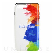 【iPhone8 Plus/7 Plus ケース】BLACK BY MOUSSY シェルケース (スプレーホワイト)
