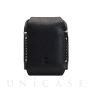 【AirPods(第2/1世代) ケース】Minerva Box Leather Case (ブラック)