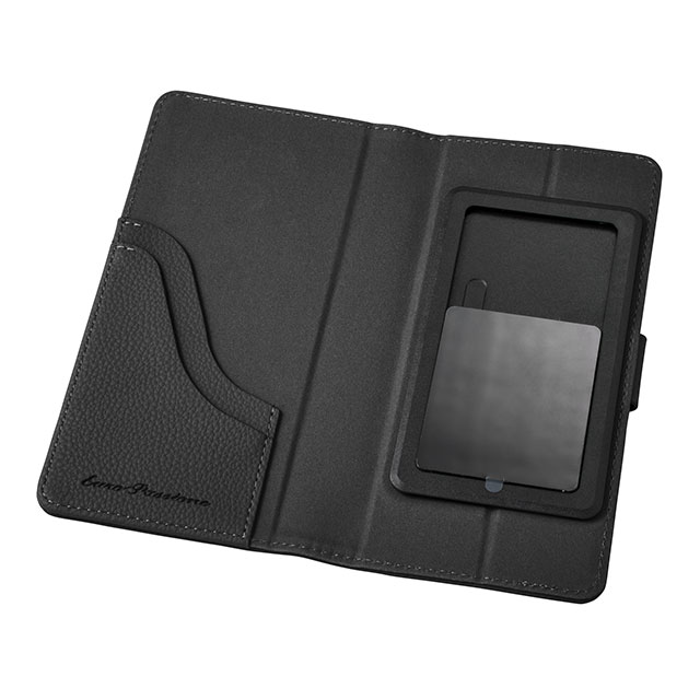 【マルチ スマホケース】”EveryCa2” Multi PU Leather Case for Smartphone L (Black)サブ画像