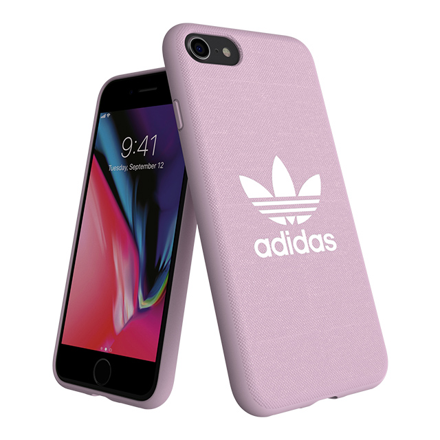 【iPhoneSE(第3/2世代)/8/7/6s/6 ケース】adicolor Moulded Case (Clear Pink)サブ画像