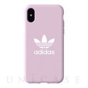 【iPhoneXS/X ケース】adicolor Moulded Case (Clear Pink)