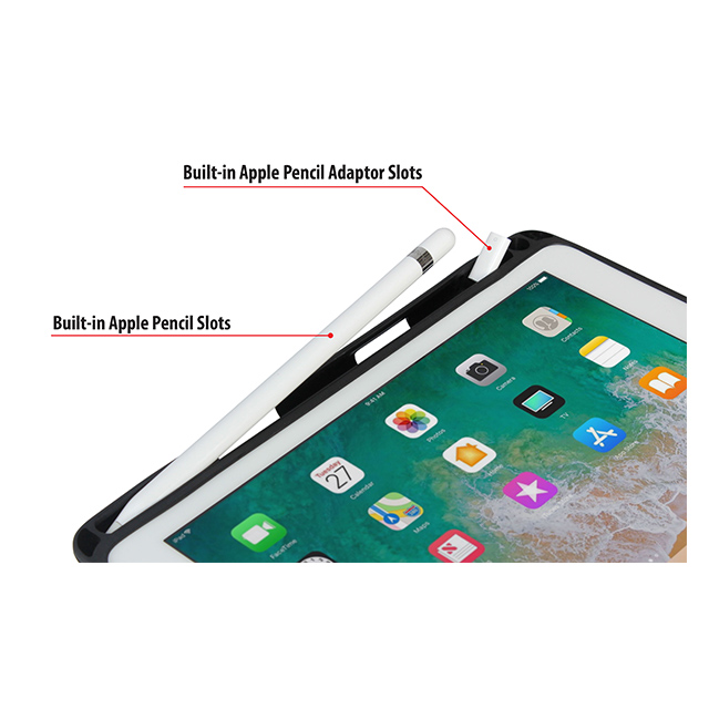 【iPad(9.7inch)(第5世代/第6世代) ケース】TORRIO Plus (Black)サブ画像
