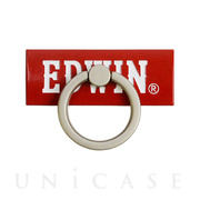 スマホリング EDWIN (メタルロゴ/RED)