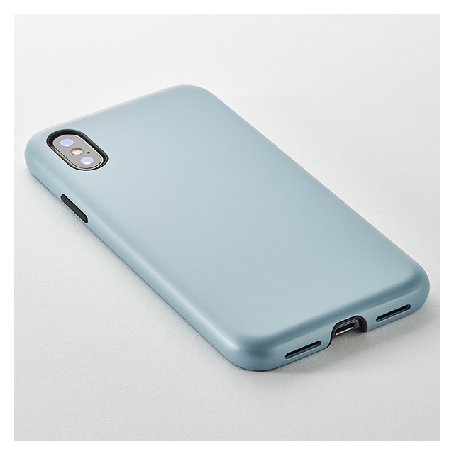 【iPhoneXS/X ケース】Smooth Touch Hybrid Case for iPhoneXS/X (Stone Blue)サブ画像