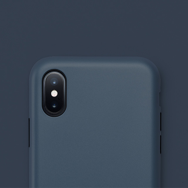 【iPhoneXS/X ケース】Smooth Touch Hybrid Case for iPhoneXS/X (Stone Blue)サブ画像