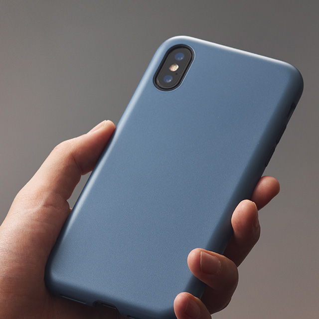【iPhoneXS/X ケース】Smooth Touch Hybrid Case for iPhoneXS/X (Azure Blue)サブ画像