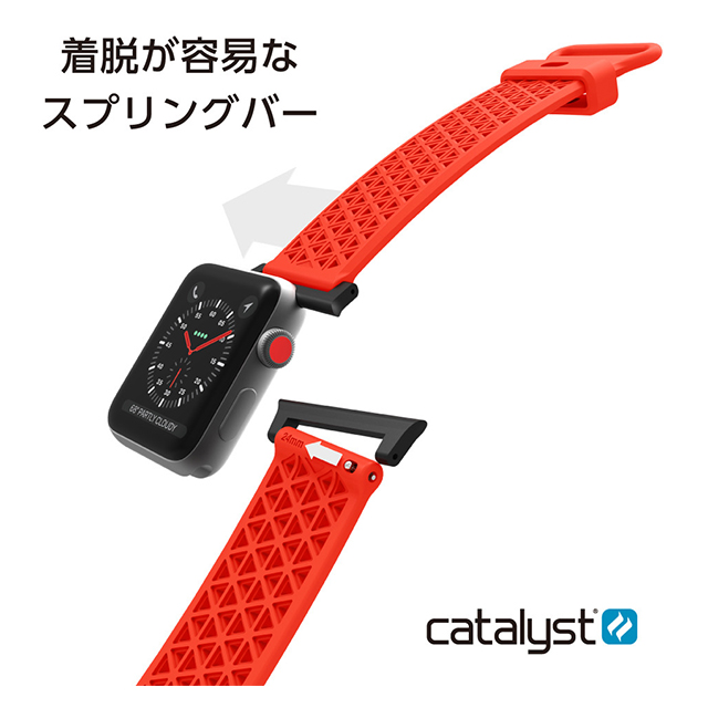 【Apple Watch バンド 44/42mm】Catalyst スポーツバンド (スペースグレー) for Apple Watch Series4/3/2/1サブ画像