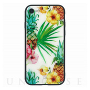 【iPhoneSE(第3/2世代)/8/7 ケース】GLASS DESIGN CASE (Pineapple)