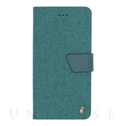 【iPhone8 Plus/7 Plus ケース】Linen flip case (Olive)