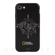【iPhoneSE(第3/2世代)/8/7 ケース】Compass Case Double Protective (ブラック)