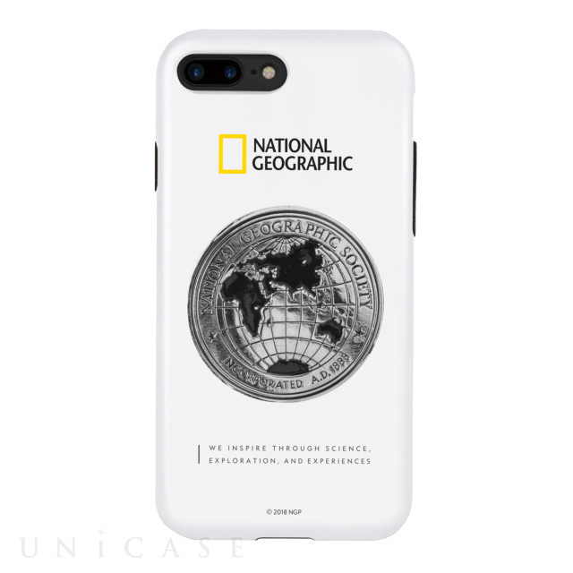 【iPhone8 Plus/7 Plus ケース】Global Seal Metal-Deco Case (ホワイト)