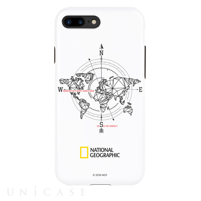 【iPhone8 Plus/7 Plus ケース】Compass Case Double Protective (ホワイト)